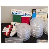 Jewelry Making Tools & Supplies Assortment - Beads, Thread, Needles & Snips