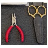 Jewelry Making Tools & Supplies Assortment - Beads, Thread, Needles & Snips