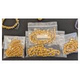 19 Czech Glass Bead Strands - Faceted, Assorted Colors