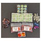 SWAROVSKI 4470 12mm Fireopal Crystals - Beads & Cabochons Set