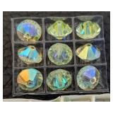 SWAROVSKI 4470 12mm Fireopal Crystals - Beads & Cabochons Set