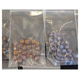Cathedral Beads - 25 Packs/Strands, Assorted Colors for Jewelry Making