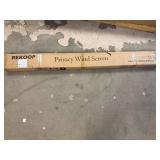 Rekoop Privacy Wind Screen Gray