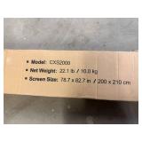 Raubay Collapsible White Screen