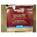 National Hardware 36" Pocket Door Frame And Harware Set