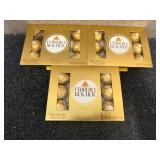 3 Boxes Of Ferrero Rocher