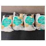 4 Bags Of Sea Salt & Vinegar Chips