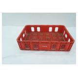 Red Coca-Cola Poly Crate 18.5"x12.5"x 5"