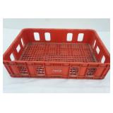Red Coca-Cola Poly Crate 18.5"x12.5"x 5"