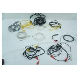 Electronics Cords. Cable, Ethernet, phone, AV, some adaptor/splitters