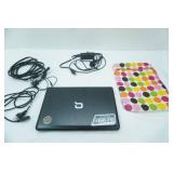 Belkin VGA Cable, Compaq Presario CQ57 (AS IS), power cord, extra Tv power cord, laptop sleeve case