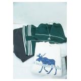 Vintage Hunter Green Adidas Tracksuit Size L & Sweatpants and Sweatshirt