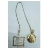 Limited Edition Commemorative 1886-1986 Statue of Liberty Quartz Pocket Watch. With Certificate of Authenticity