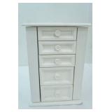 White Jewelry Box 12"x 9"x 17"