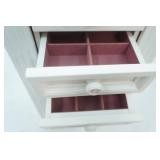 White Jewelry Box 12"x 9"x 17"