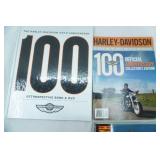 Vintage Harley Davidson Collector Cards. The HD 100th Anniversary Book, 100th Anniversary Collectors Edition Magazine, & Harley-Davidson 500 Photos Book