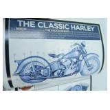 Vintage Harley Davidson Collector Cards. The HD 100th Anniversary Book, 100th Anniversary Collectors Edition Magazine, & Harley-Davidson 500 Photos Book