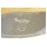 Amish Hat. Head Size 7-1/2