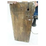 Antique Kellogg Hand-crank Wall Telephone