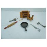 Vintage Silver Spoon, Toys, mini enamelware dinnerware and more