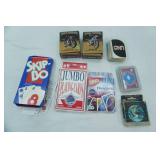 Vintage Harley Davidson Collectors Cards, Frozen Uno, Jumbo Playing Cards, Skip-Bo, Clear Playing Cards and More