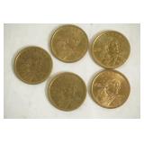 Sacagawea Dollar Coins 5ct