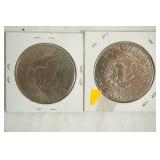(2ct) 1972 D-Eisenhower Dollar Coins