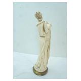 Vintage 1950s Chalkware Statue of Roman/Greek Woman Pouring from a Jug