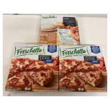 A. 3x Freschetta Rising Crust Pepperoni Pizza