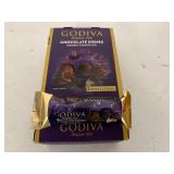 SSS. 12x Godiva Chocolate Domes Double Chocolate