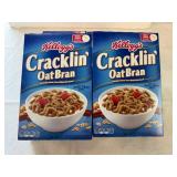 MM. 4x 16.5oz Cracklin Oat Bran Cereal