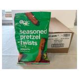 MM. 10x 5oz bags Epic Goods Seasoned Pretzels Twists-Jalapeno