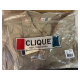 SSS. 19x Clique Button Down Short Sleeve  Shirts-(2x XXXL)XXL