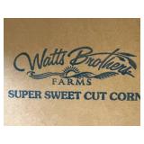 EE. 4x 2.25lb Watts Brothers Super Sweet Cut Corn