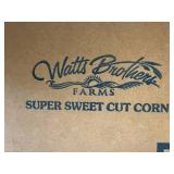 EE. 4x 2.25lb Watts Brothers Super Sweet Cut Corn