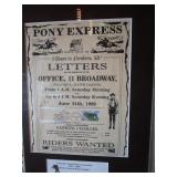 Framed Columbia Centennial Posters 24"x26"