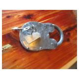 Large Skeleton Key Padlock 6 1/2"x11"x1 3/4"