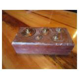 Bass Gold Balance Scale Weights