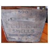 Federal Small Arms Ammunition Wood Crate 15"x9"x9"