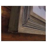 Large Bison Picture in Rustic Frame 57"x45"x3"