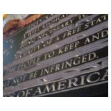 2nd Amendment Wood Sign 12"x22"