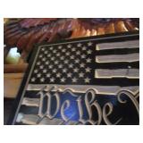 We The People Wood Sign 12"x22"