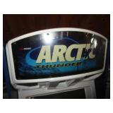 Arctic Thunder Snowmobile Arcade Game 77"x30"x77"