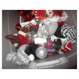 Tote of Holiday Decor & Tree