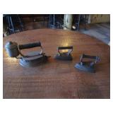 (2) Flat Irons & Steam Iron