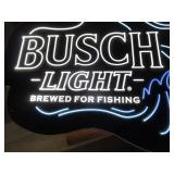 Busch Light Fishing LED Sign 28"x21"