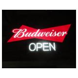 Budweiser Open LED Sign 26"x12"