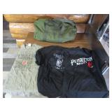 Pendelton Whiskey Duffle Bag & T Shirts