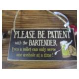 Ice Scoops, Bottle Pours, Toothpick Dispenser, Sign, Card Holders