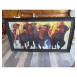 Large Bison Picture 80"x44"